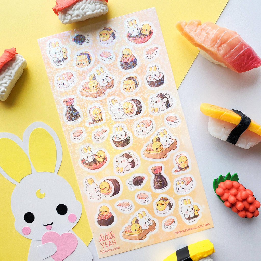 Sushi Yum Sticker Sheet