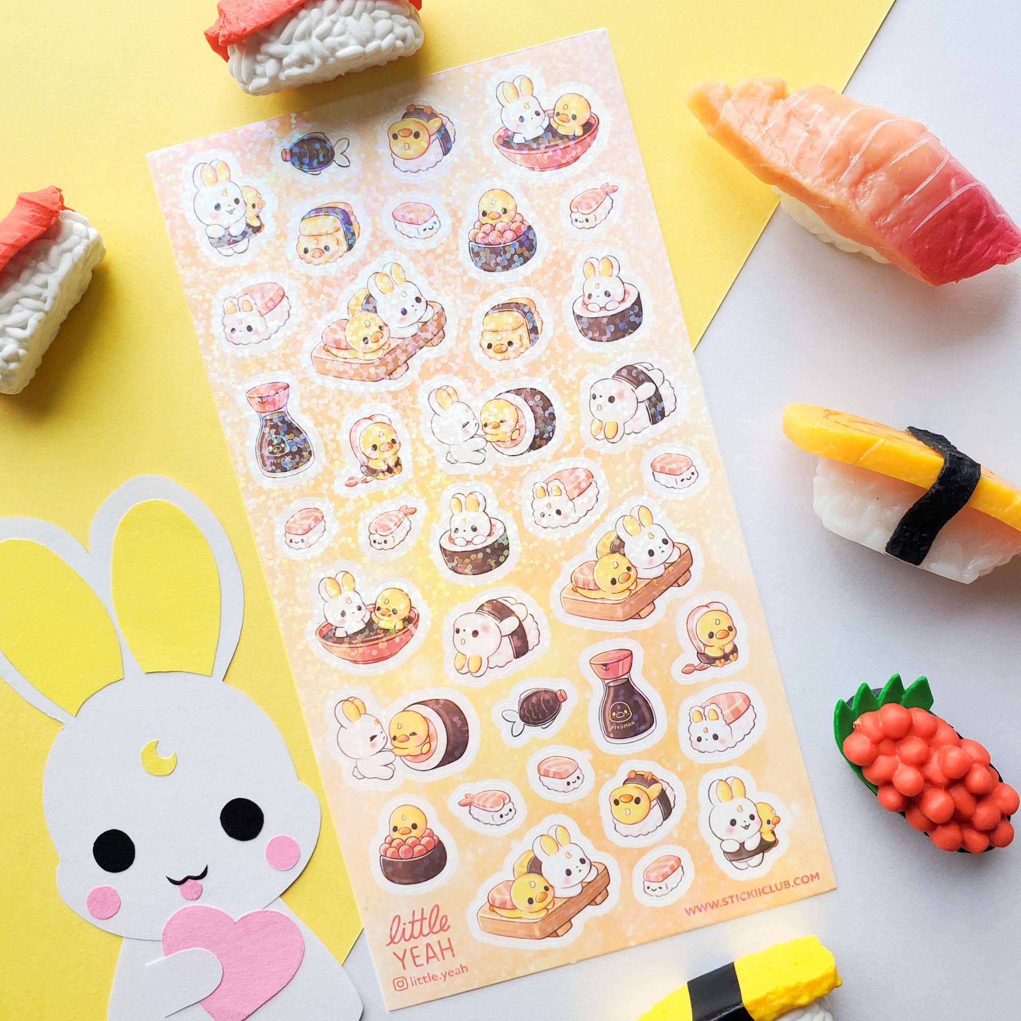 Sushi Yum Sticker Sheet