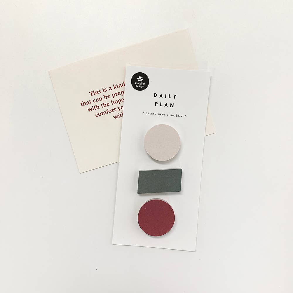 Suatelier Sticky Notes - Daily Plan. 12 No. 1917