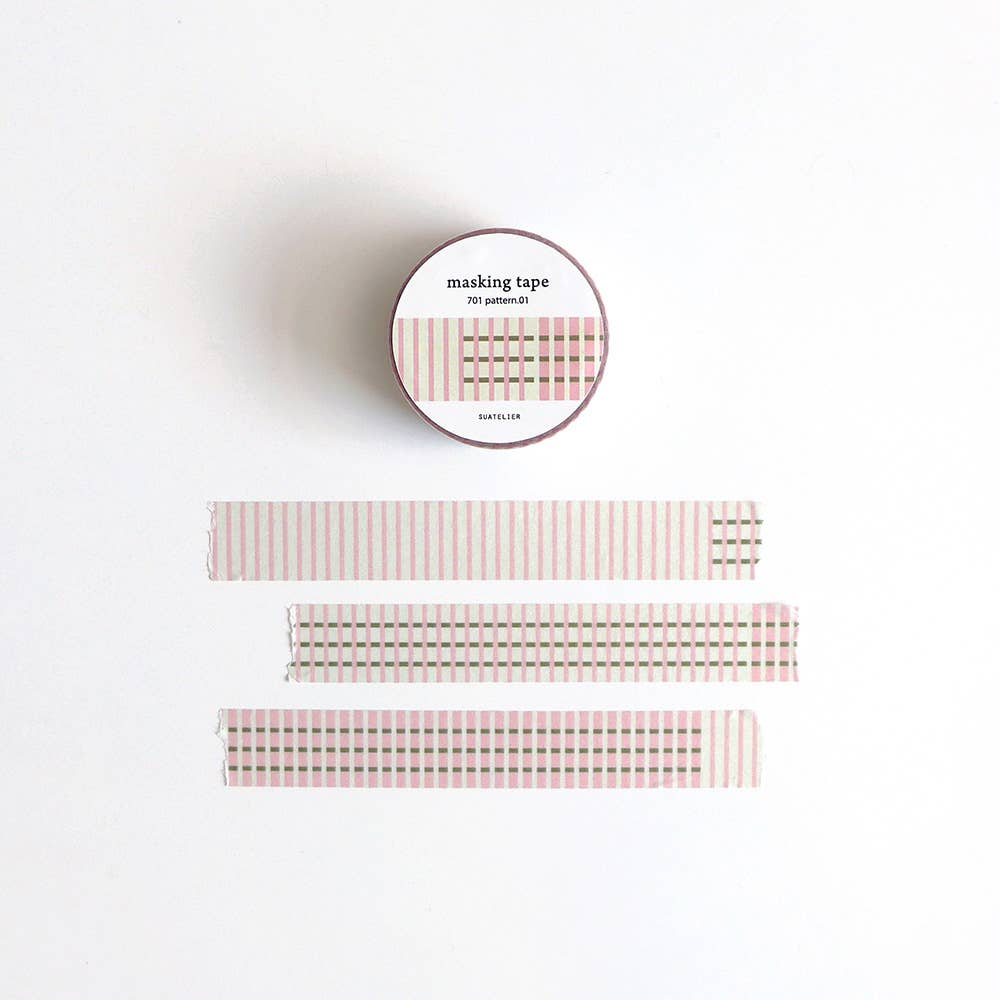 Suatelier Washi Tape - No. 701. Pattern 01