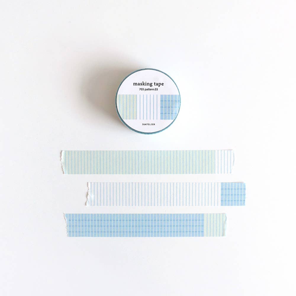 Suatelier Washi Tape - No. 703. Pattern 03