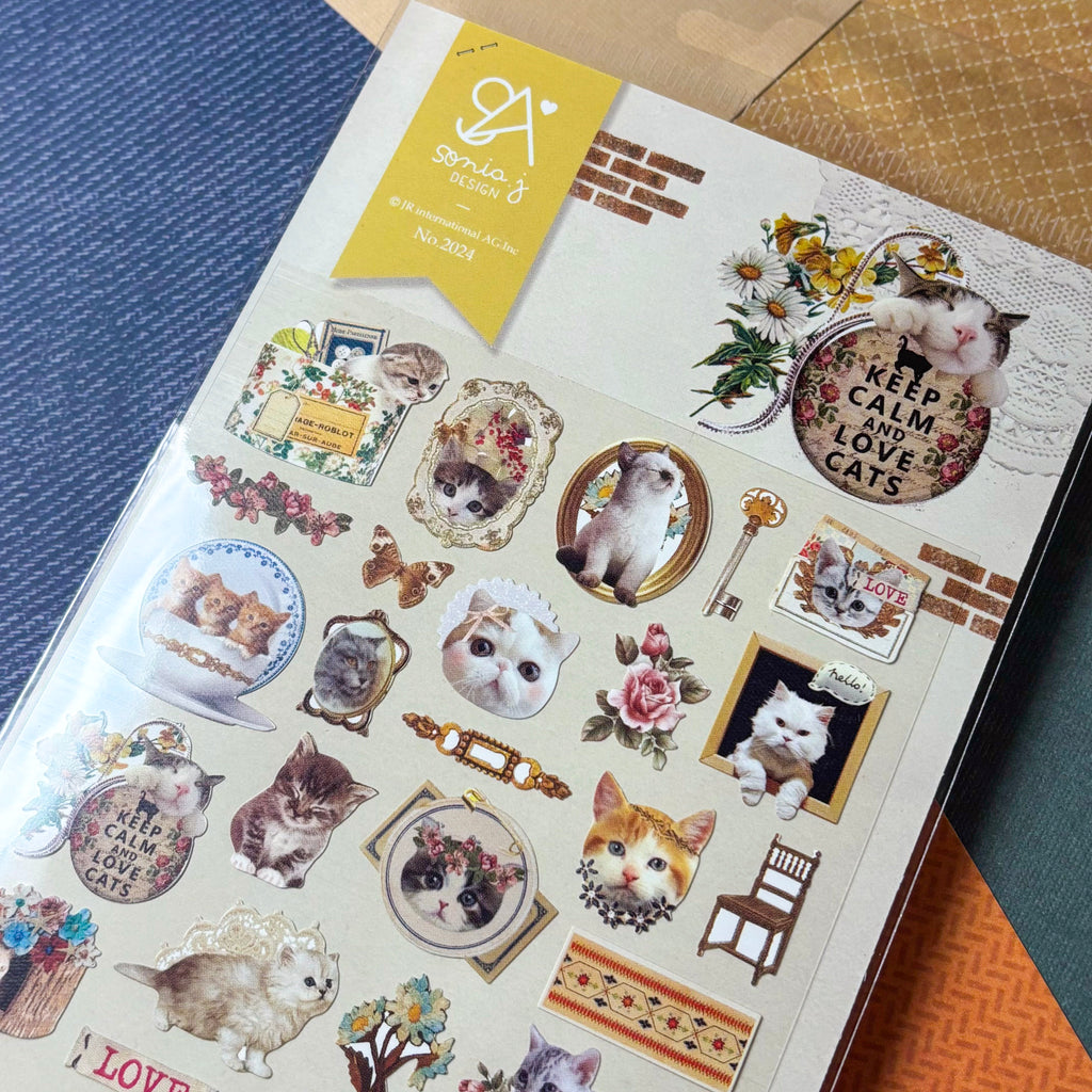 Lovely Cat Nylon Stickers