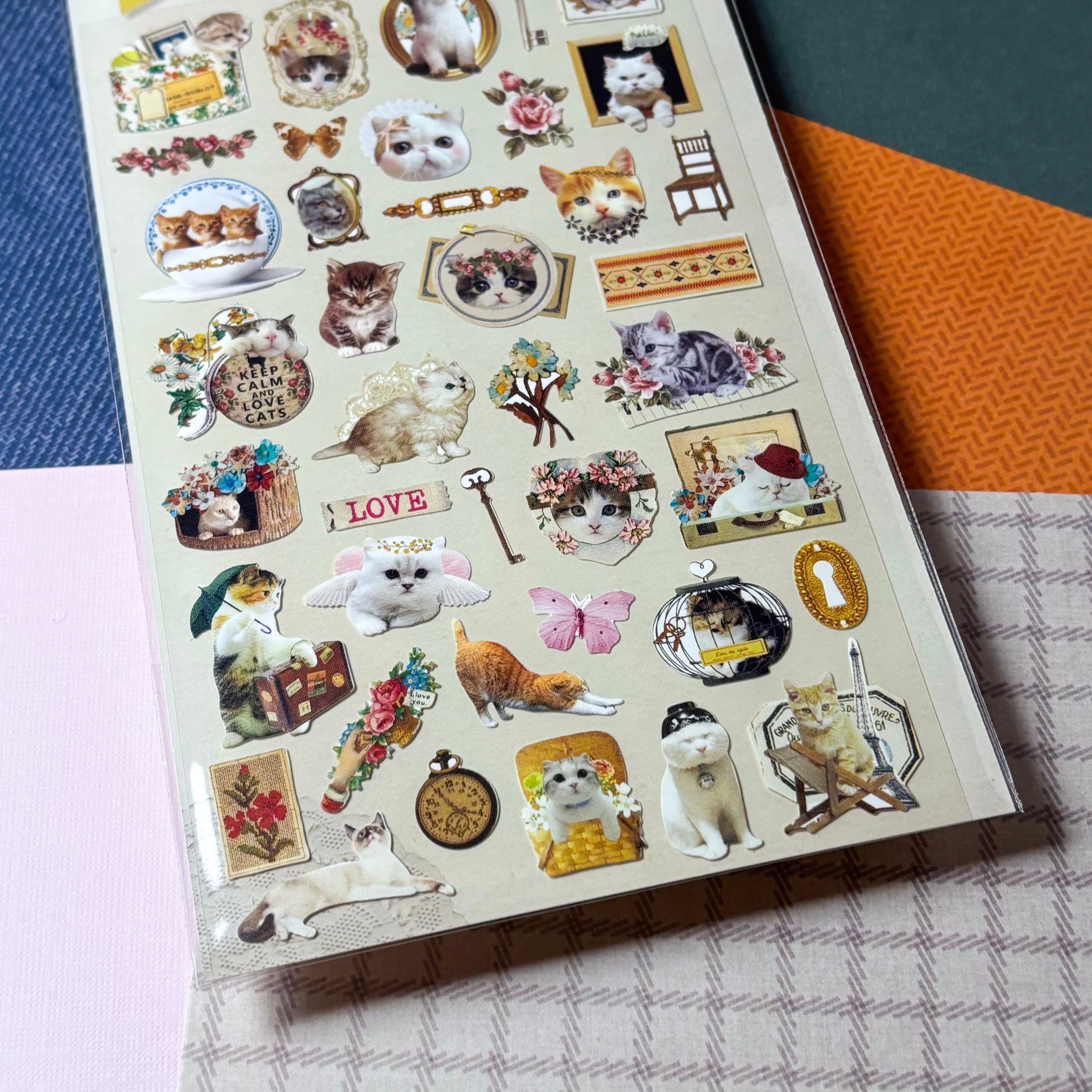 Lovely Cat Nylon Stickers