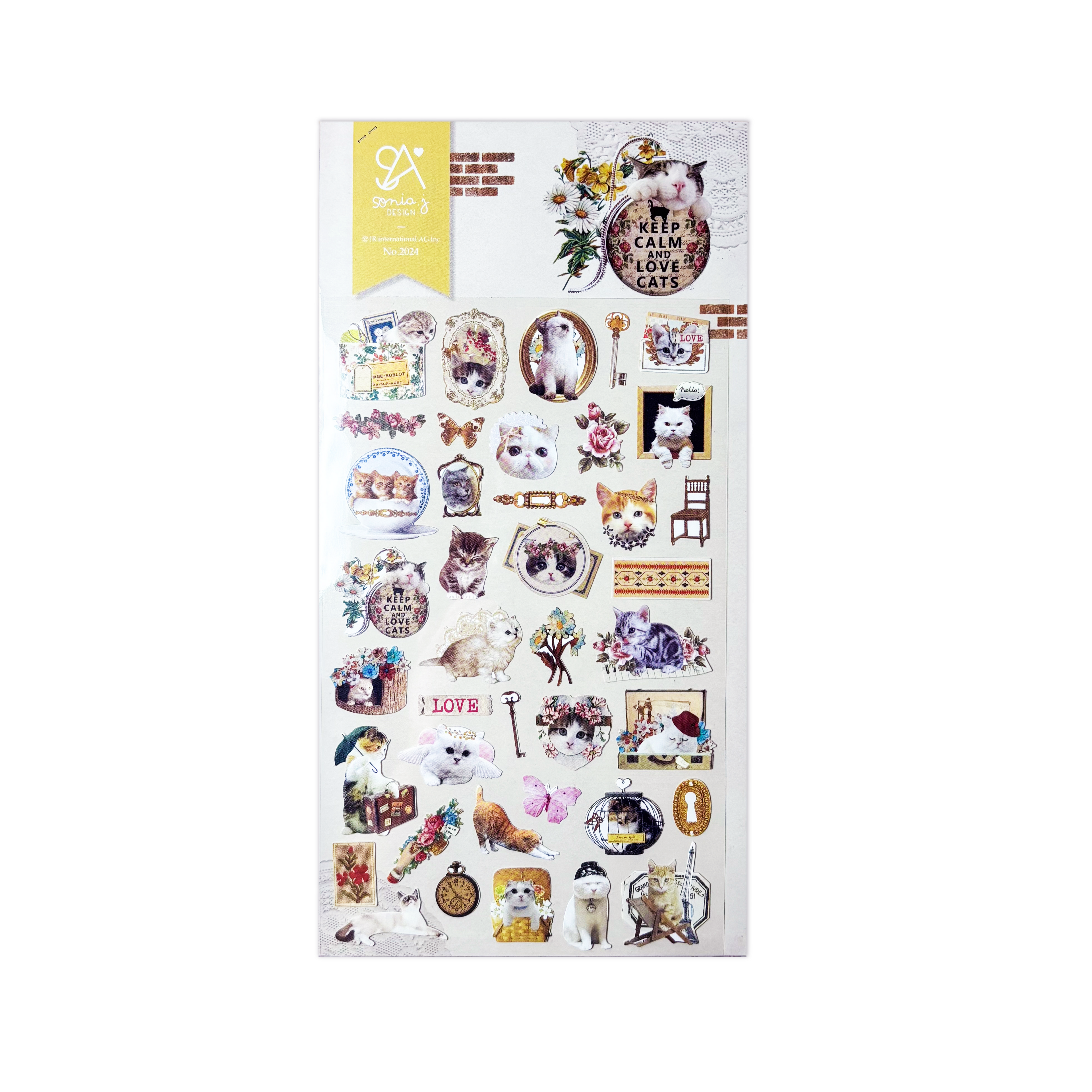 Lovely Cat Nylon Stickers