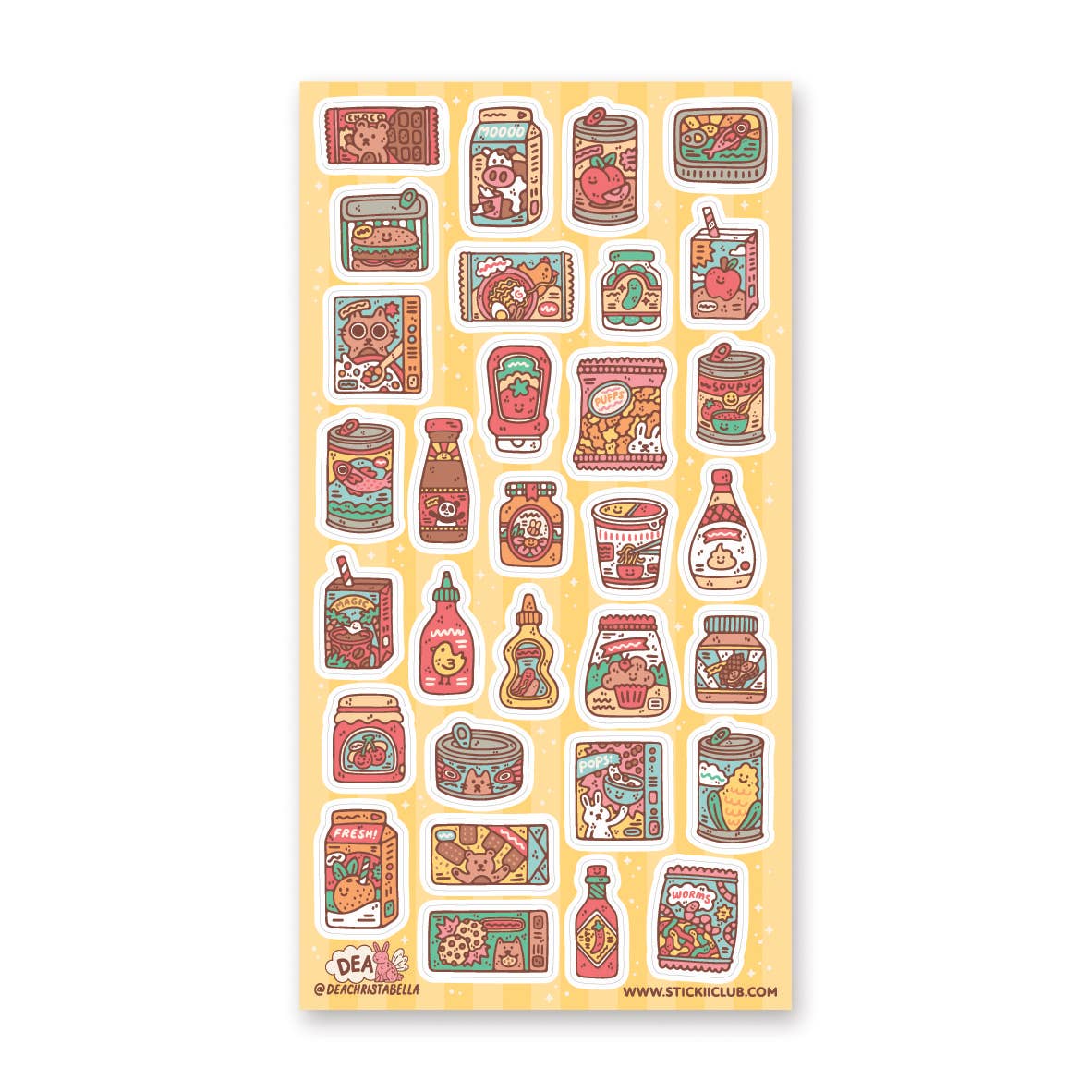 Grocery Run Sticker Sheet
